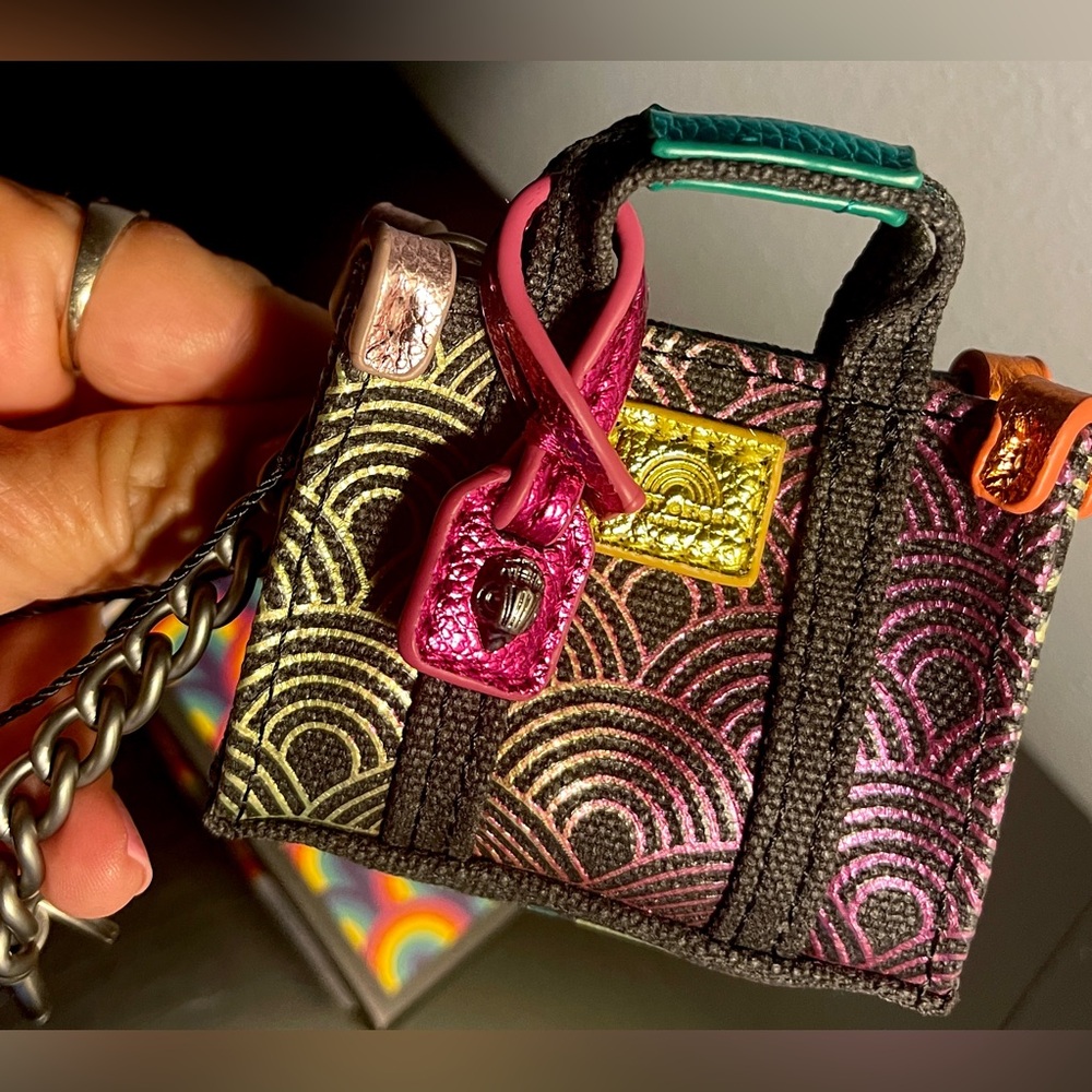 Kurt Geiger MiniBag Keychain/Bag-charm Southbank NEW/tags/box - Picture 4 of 15